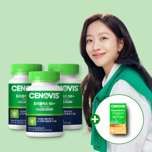 [사은품] 세노비스 트리플러스 50+ 멀티 비타민 미네랄 오메가3 90캡슐, 3개