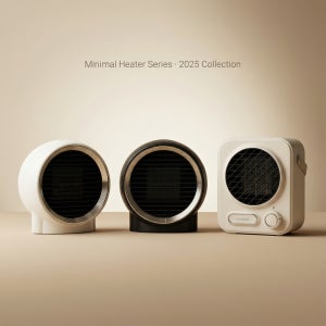 미니멀공간 미니 온풍기 1000W 가정용 사무실 캠핑용 700W 소형팬히터 PTC