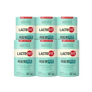 종근당건강 락토핏 키즈 60포, 6개