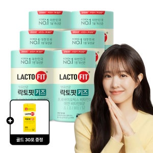 [+골드30포 증정] 종근당건강 락토핏 키즈 60포, 6개