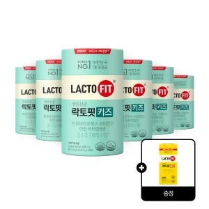 [+락토핏 골드 30포 증정] 종근당건강 락토핏 키즈 60포, 6개