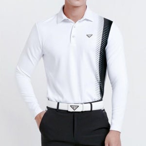 남성 골프티셔츠 사선 가을 1P 겨울 골프웨어 카라