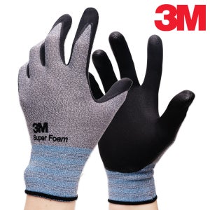 3M 스마트폰터치 작업 장갑 슈퍼폼 택배 물류 작업용 NBR 코팅 장갑