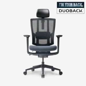 [슈퍼적립]듀오백 브라보 프리미엄 BRP-200C 책상 컴퓨터 허리 쿠션 공부 수험생 편한 메쉬 의자 일반베이스 무료택배