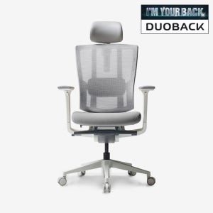 [슈퍼적립]듀오백 브라보 프리미엄 BRP-200CW 책상 메쉬 허리편한 높낮이조절 서재 의자 일반베이스 무료택배