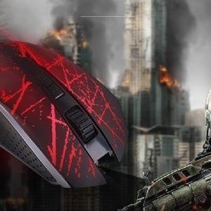 사무용 게이밍 유선 마우스 LED변환 인체공학 최적 파지감 완벽 그립