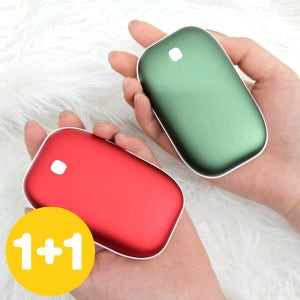 1+1 이탑 대용량 손난로 보조배터리 5200mAh C타입 USB 충전식 발열 따듯한