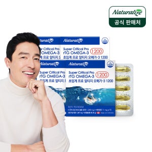 초임계 알티지 오메가3 프로 rTG 임산부 캐나다오메가3 1200mg 60캡슐, 4개