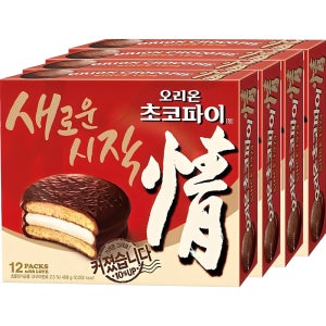 오리온 초코파이 12개입 468g 4개