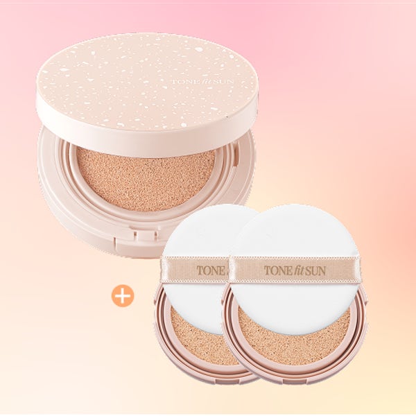 톤핏선 비건 선쿠션 본품 12g+리필 12gx2 (SPF50+ PA++++)