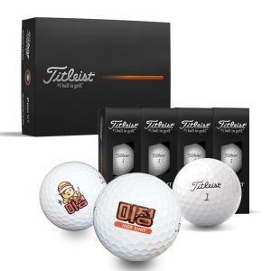 타이틀리스트 프로 v1 12구 골프공 인쇄 제작 가능 Pro v1 2025년형