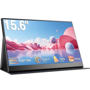 EViCiV 초경량 15.6인치 포토블 휴대용 터치 듀얼모니터 38~40cm(15인치)