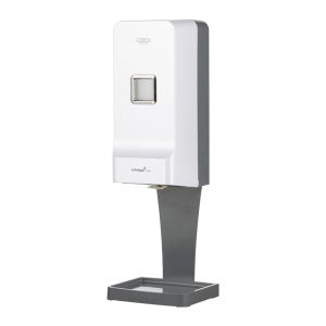 HTM-640 비접촉 자동 손소독기 디스펜서 1개 소독젤 손소독 기계 무선 건전지 전용