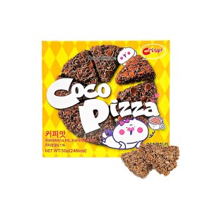 코코피자모양커피맛50g 미니간식 크런키 신상