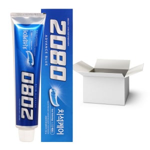 2080 어드밴스 블루 구취제거 미백 치석케어 치약 120g 50개