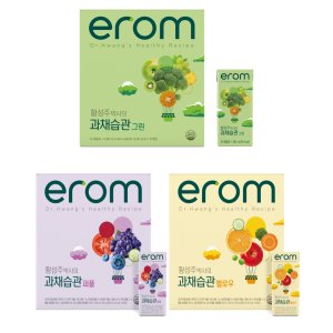 이롬 황성주 과채습관 하루야채 착즙 무첨가 무설탕 아침대용 190ml x 48개입 3박스