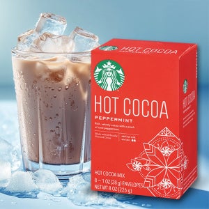 미국 스타벅스 페퍼민트 핫코코아 카카오 달콤 핫초코 박스 8개입 아이스초코