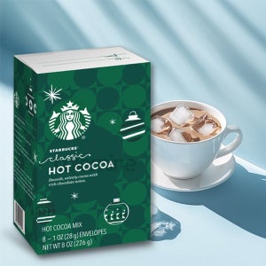 미국 스타벅스 핫코코아 클래식 홀리데이 달콤 핫초코 카카오 박스 8개입 아이스초코