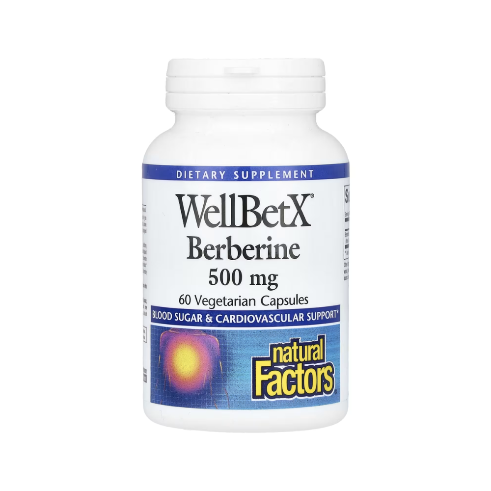 Natural Factors 내추럴 팩터스 웰벳엑스 베르베린 500 mg 60 베지캡슐