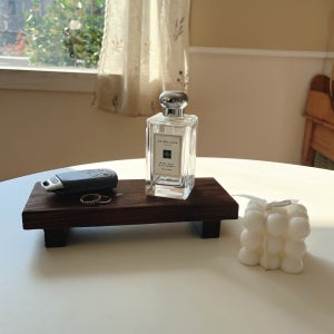 빈티지 우드 트레이 악세사리 차키 향수 진열대