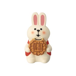 데팡스 콘콤브레 어린이월병토끼 달맞이 피규어 소품 미니어처