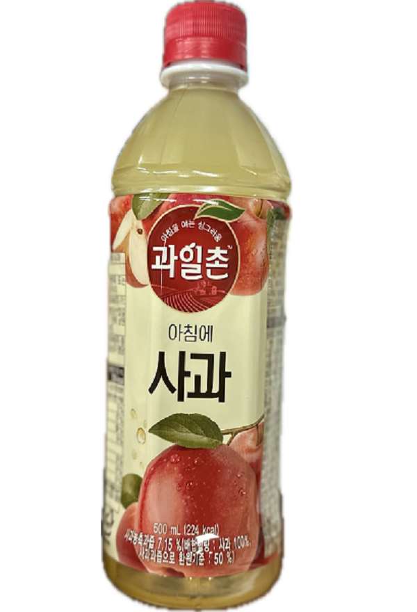 해태 과일촌 아침에 사과500ml x 5개