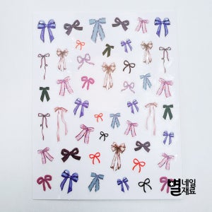 여리여리 리본 스티커 컬렉션 3번 패션리본