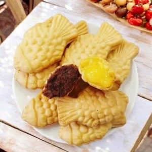 우리밀 미니 붕어빵 팥 1kg + 슈크림 1kg 캠핑 어린이 간식