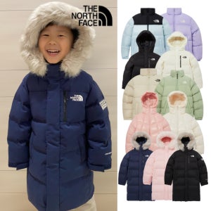 노스페이스 키즈 숏 패딩 경량 다운 점퍼 아동 유아 초등 주니어