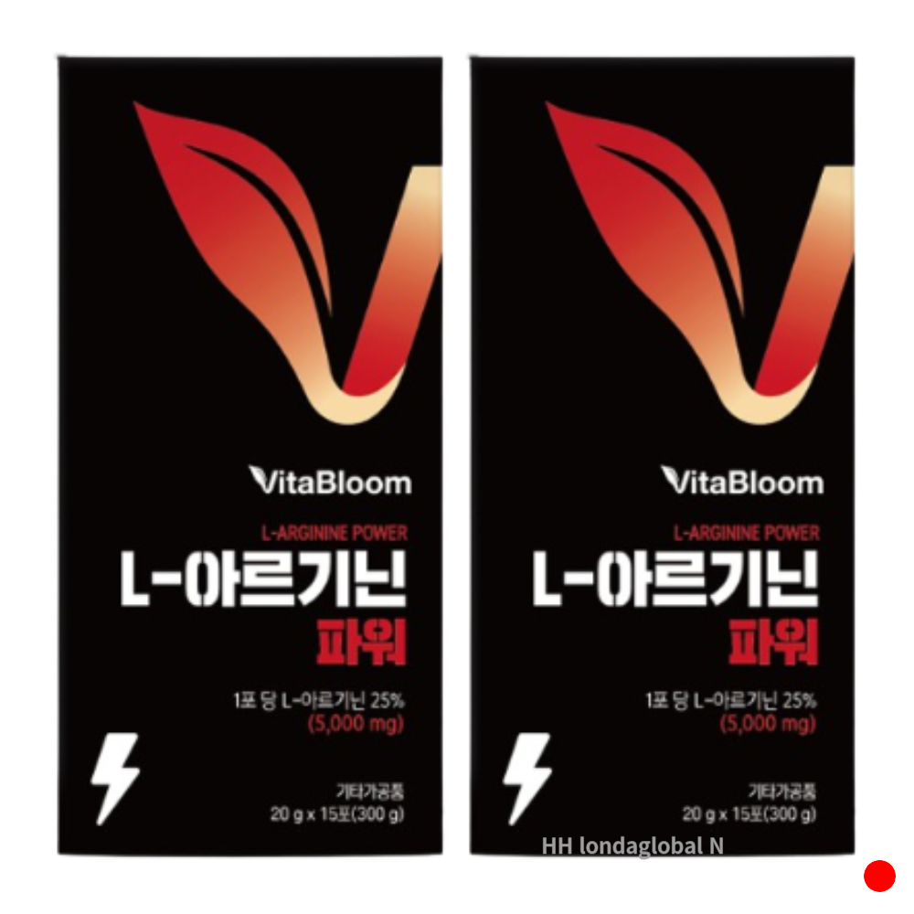 <b>비타</b>블룸 L<b>아르기닌</b> 파워 액상 스틱 청포도맛 15포 X2