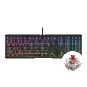 체리 키보드 MX 3.1 RGB MX2A 저소음 풀배열 기계식 키보드 블랙, 저소음 적축