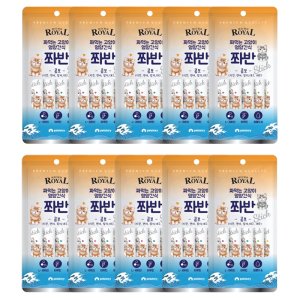 (10개)프리미엄 로얄 미쵸 쫘반 고양이츄르 6종 15g x 5p 가수분해간식