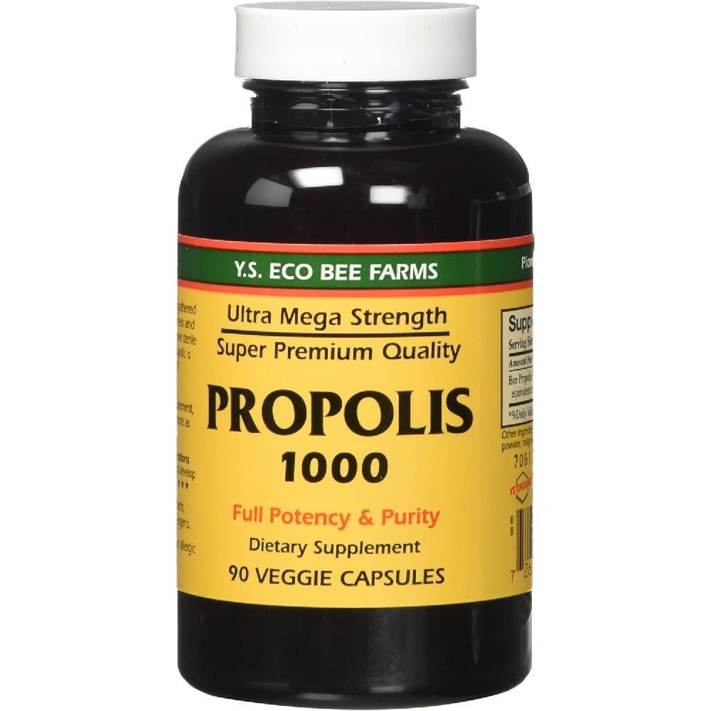 미국 <b>YS</b> <b>에코 비팜</b> 울트라 메가 프로폴리스 1000mg 농축 90캡슐