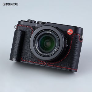 Leica D-LUX8 DLUX7 가죽 케이스 핸들 보호 케이스 D-Lux8 블랙 레드라인