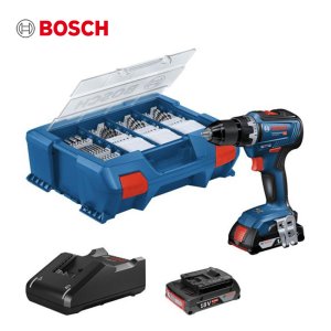 보쉬 GSR 18V-55 충전 드릴 드라이버 2.0Ah 2개 세트 컴팩트 가정용 브러쉬리스