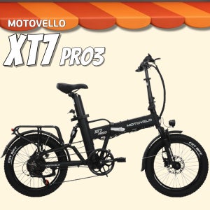 모토벨로 XT7 프로3 킥앤고 접이식 전동 전기자전거 500W48V15Ah 출퇴근배달용