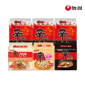 농심 신라면 마스터 컬렉션 2(신라면15+신라면건면5+신라면블랙4+신라면툼바4)