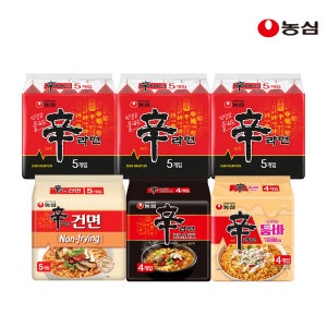 농심 신라면 마스터 컬렉션 2(신라면15+신라면건면5+신라면블랙4+신라면툼바4)