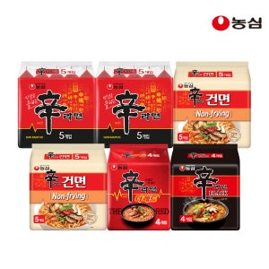 농심 신신건건레블 28입 (신라면10+신라면건면10+신라면레드4+신라면블랙4)