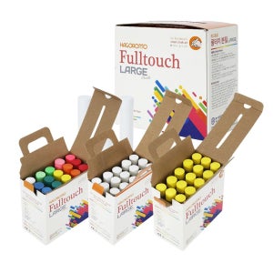 하고로모 탄산 라지분필 15본 선생님 칠판 수업용 분필 세트