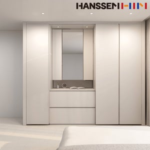 한샘붙박이장 무드베이지 화장대 파우더장 서랍형 (2.3-2.7m)