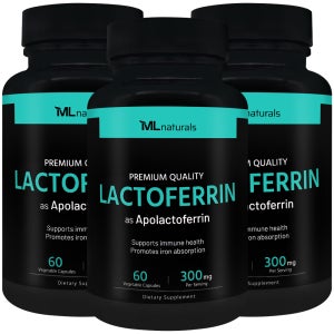 [미국배송] 마이라이프 내추럴스 락토페린 Lactoferrin 300mg 60정, 3개