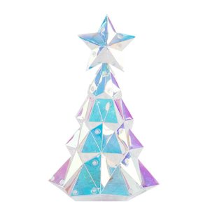 크리스마스 미니 트리 LED USB 크리스탈 25cm