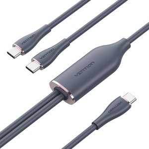 벤션 100W PD C타입 to 멀티 C타입 고속충전케이블 CTM