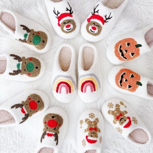 겨울 뽀글이 신발 보온 슬리퍼 털 실내화 층간소음 방지