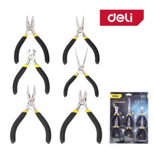 델리툴즈 미니 롱노우즈 롱노즈 니퍼 펜치 플라이어 6종 세트