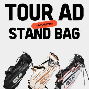 [한정판] 투어에이디 스탠드백 베이지 TOUR AD STAND BAG [준골프아카데미]