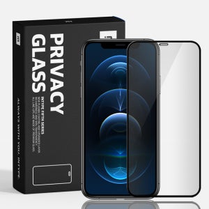 프라이버시 강화유리 사생활보호필름 아이폰14, 2매입