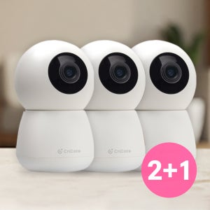 [2+1] 씨앤케어 홈캠 국산 서버 홈캠 가정용CCTV 홈카메라 400만화소 아기 강아지