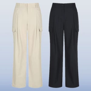 팬텀 골프웨어 여성 골프 팬츠 바지 봄 여름 밴딩 원턱 카고 와이드핏 221E1152PT